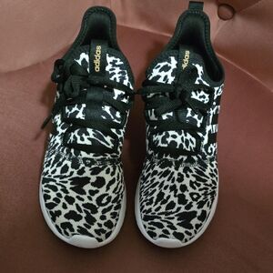 Adidas Black and White Patterned Sneakers